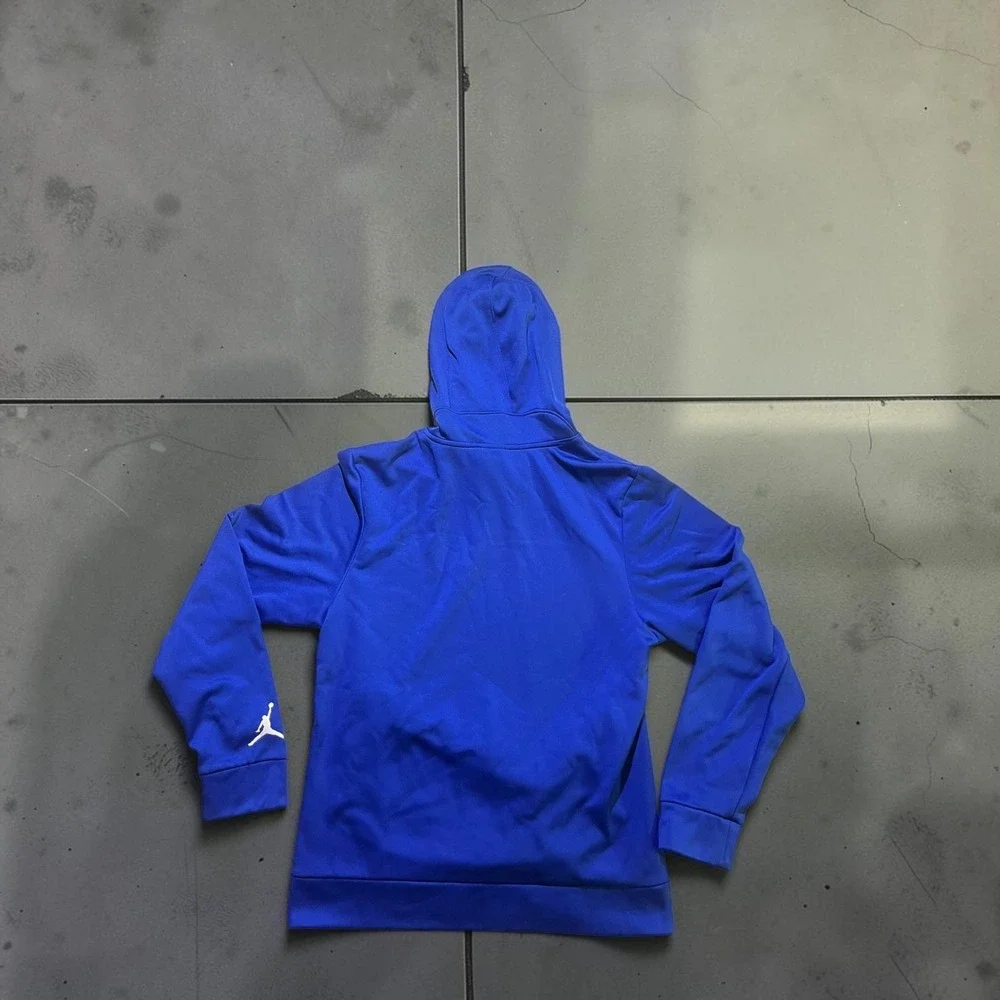 Jordan Therma-FIT Hoodie Mens Small Royal Blue‎ Jumpman Pullover Sweatshirt
